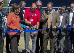 Joe Kneipp ribbon cutting